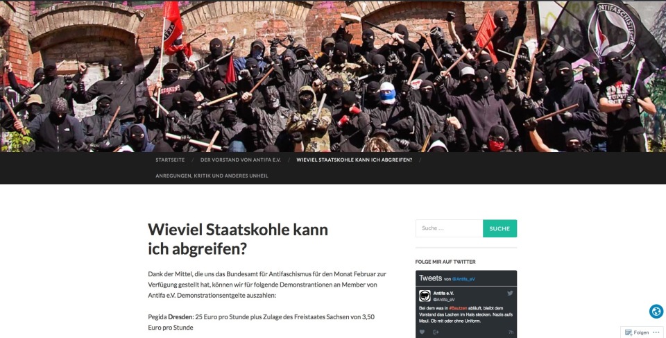 antifa-website